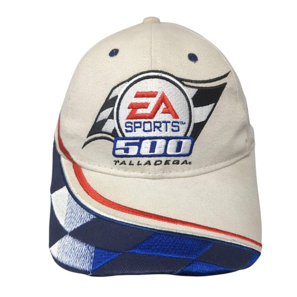 EA Sports 500 Talladega Strapback Hat Multi One Size October 2004 Nascar
